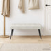 Bank met knoopverstelling Crèmekleurig 110 x 40 x 46 cm fluweel