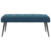 Bank met knoopverstelling Blauw 110 x 40 x 46 cm fluweel