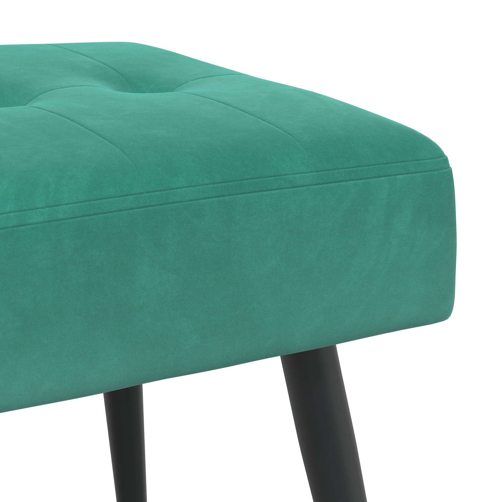 Bank met knoopverstelling Turquoise 110 x 40 x 46 cm fluweel