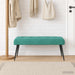 Bank met knoopverstelling Turquoise 110 x 40 x 46 cm fluweel