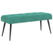 Bank met knoopverstelling Turquoise 110 x 40 x 46 cm fluweel
