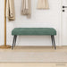 Bank met knoopverstelling Zeegroen 110 x 40 x 46 cm fluweel