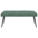 Bank met knoopverstelling Zeegroen 110 x 40 x 46 cm fluweel