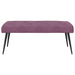 Bank met knoopverstelling Paars 110 x 40 x 46 cm fluweel