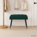 Bank met knoopverstelling Donkergroen 60 x 40 x 45 cm Fluweel