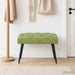 Bank met knoopverstelling Lichtgroen 60 x 40 x 45 cm Fluweel