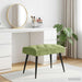 Bank met knoopverstelling Lichtgroen 60 x 40 x 45 cm Fluweel