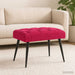 Bank met knoopverstelling Wijnrood 60 x 40 x 45 cm Fluweel