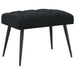 Bank met knoopverstelling Zwart 60 x 40 x 45 cm Fluweel