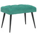 Bank met knoopverstelling Turquoise 60 x 40 x 45 cm Fluweel
