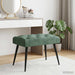 Bank met knoopverstelling Zeegroen 60 x 40 x 45 cm Fluweel