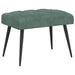Bank met knoopverstelling Zeegroen 60 x 40 x 45 cm Fluweel