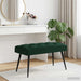 Bank met knoopverstelling Donkergroen 80 x 40 x 46 cm Fluweel