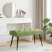 Bank met knoopverstelling Lichtgroen 80 x 40 x 46 cm Fluweel