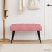 Bank met knoopverstelling Roze 80 x 40 x 46 cm Fluweel