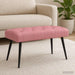 Bank met knoopverstelling Roze 80 x 40 x 46 cm Fluweel