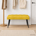 Bank met knoopverstelling Geel 80 x 40 x 46 cm Fluweel