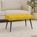 Bank met knoopverstelling Geel 80 x 40 x 46 cm Fluweel