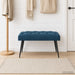 Bank met knoopverstelling Blauw 80 x 40 x 46 cm Fluweel