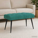 Bank met knoopverstelling Turquoise 80 x 40 x 46 cm Fluweel