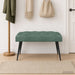 Bank met knoopverstelling Zeegroen 80 x 40 x 46 cm Fluweel