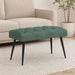 Bank met knoopverstelling Zeegroen 80 x 40 x 46 cm Fluweel