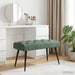 Bank met knoopverstelling Zeegroen 80 x 40 x 46 cm Fluweel