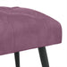 Bank met knoopverstelling Paars 80 x 40 x 46 cm Fluweel
