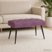 Bank met knoopverstelling Paars 80 x 40 x 46 cm Fluweel