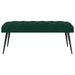 Bank met knoopverstelling Donkergroen 110 x 40 x 46 cm Fluweel