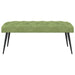 Bank met knoopverstelling Lichtgroen 110 x 40 x 46 cm Fluweel