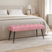 Bank met knoopverstelling Roze 110 x 40 x 46 cm Fluweel