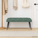 Bank met knoopverstelling Zeegroen 110 x 40 x 46 cm Fluweel