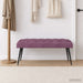 Bank met knoopverstelling Paars 110 x 40 x 46 cm Fluweel