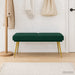 Dubbel Laagige Bank Donkergroen 120 x 45 x 46 cm fluweel