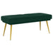 Dubbel Laagige Bank Donkergroen 120 x 45 x 46 cm fluweel