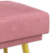 Dubbel Laagige Bank Roze 120 x 45 x 46 cm fluweel