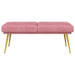 Dubbel Laagige Bank Roze 120 x 45 x 46 cm fluweel