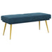 Dubbel Laagige Bank Blauw 120 x 45 x 46 cm fluweel