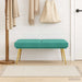 Dubbel Laagige Bank Turquoise 120 x 45 x 46 cm fluweel
