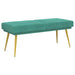 Dubbel Laagige Bank Turquoise 120 x 45 x 46 cm fluweel