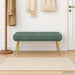 Dubbel Laagige Bank Zeegroen 120 x 45 x 46 cm fluweel