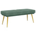 Dubbel Laagige Bank Zeegroen 120 x 45 x 46 cm fluweel
