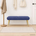Dubbel Laagige Bank Politieblauw 120 x 45 x 46 cm fluweel