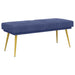 Dubbel Laagige Bank Politieblauw 120 x 45 x 46 cm fluweel
