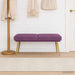 Dubbel Laagige Bank Paars 120 x 45 x 46 cm fluweel