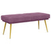 Dubbel Laagige Bank Paars 120 x 45 x 46 cm fluweel