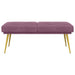 Dubbel Laagige Bank Paars 120 x 45 x 46 cm fluweel