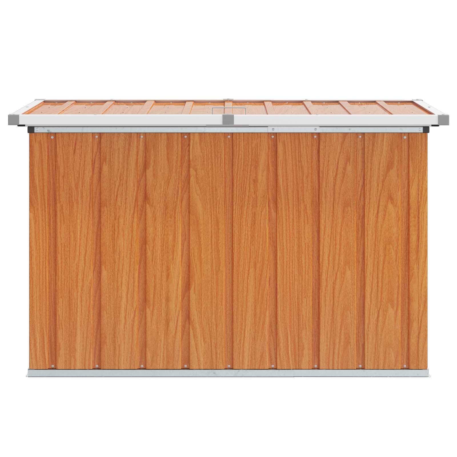 Buitenopslagdoos Hout 109 x 67 x 65 cm Gegalvaniseerd staal