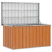 Buitenopslagdoos Hout 129 x 67 x 65 cm Gegalvaniseerd staal